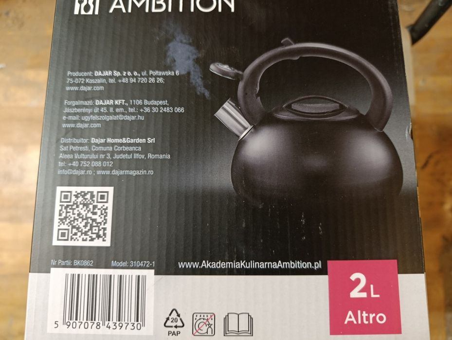 Nowy czajnik Ambition