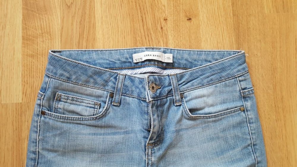 Zara BASIC Spodnie dżinsowe jeansy rozmiar 36