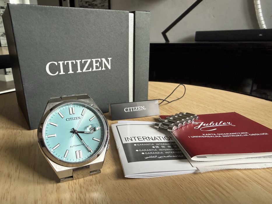Citizen tsuyosa tiffany blue