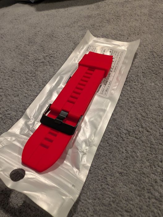 Pasek do Smartwatcha Huawei Watch GT czerwony 22mm zamiennik