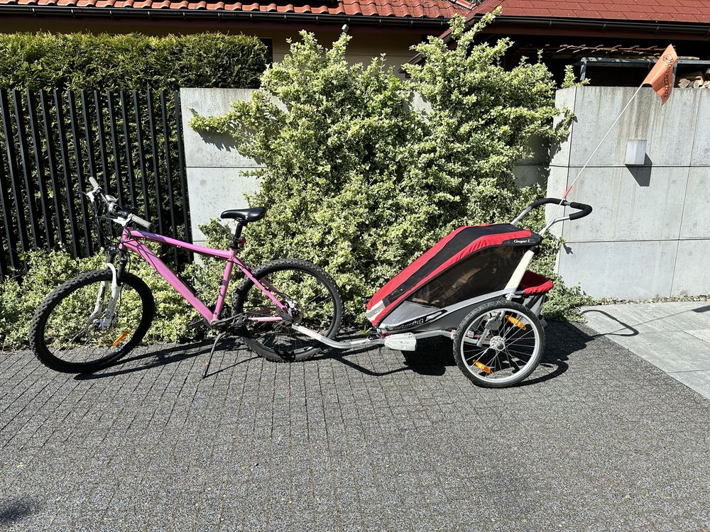 Przyczepka rowerowa Chariot Cougar 1 + dodatki