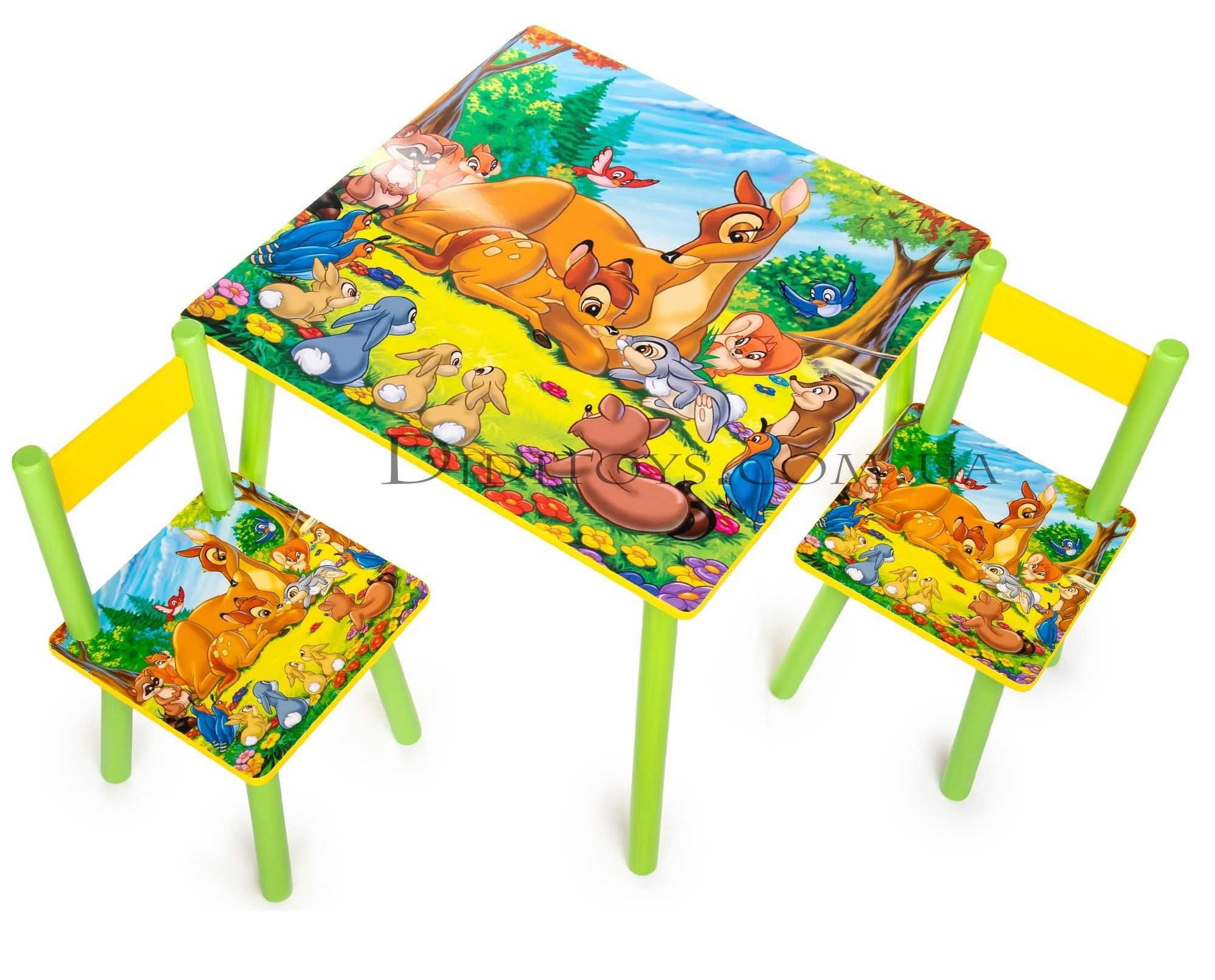Детский стол со стульями Полянка. От производителя. Оригинал