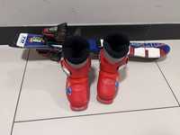 Zestaw narciarski dziecka narty 70cm Salomon i buty 16,5cm Rossignol