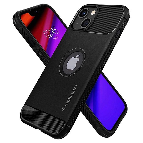 Spigen Rugged Armor Iphone 13 Matte Black