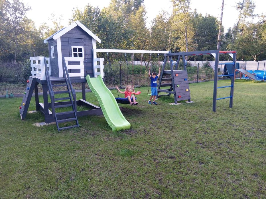 Domek dla dzieci plac zabaw domek z drewna