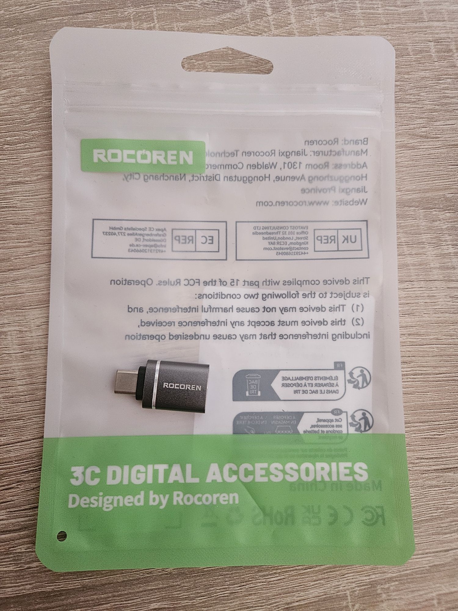 Adapter OTG Rocoren USB-C na USB-A !