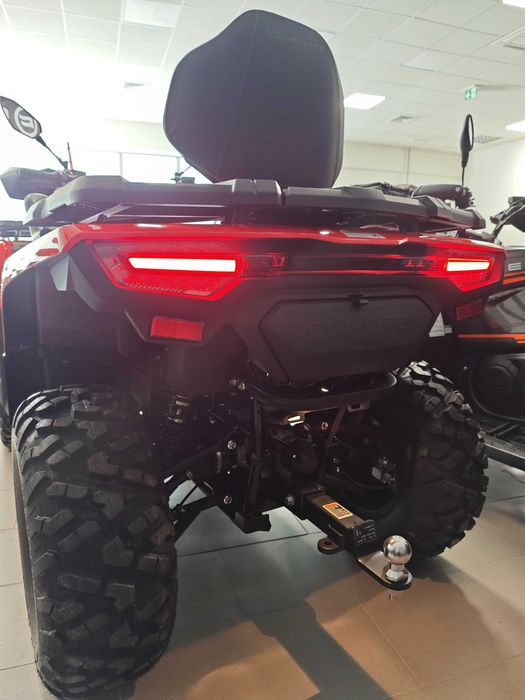 CF MOTO 520 L EPS wspomaganie FV Leasing, czerwony / pomarańczowy