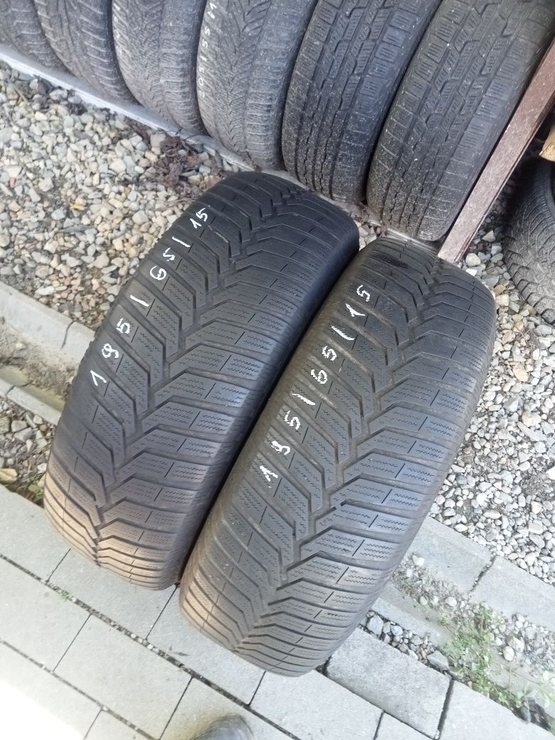 2x Opony Używane Całoroczne 195/65R15 Vredestein