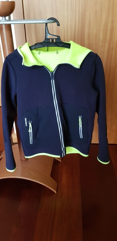 Casaco tribord polar dupla face 10 anos.