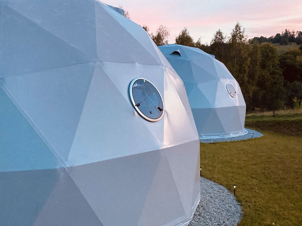 Glamp, namiot sferyczny, 7 m, wersja Kanadyjska