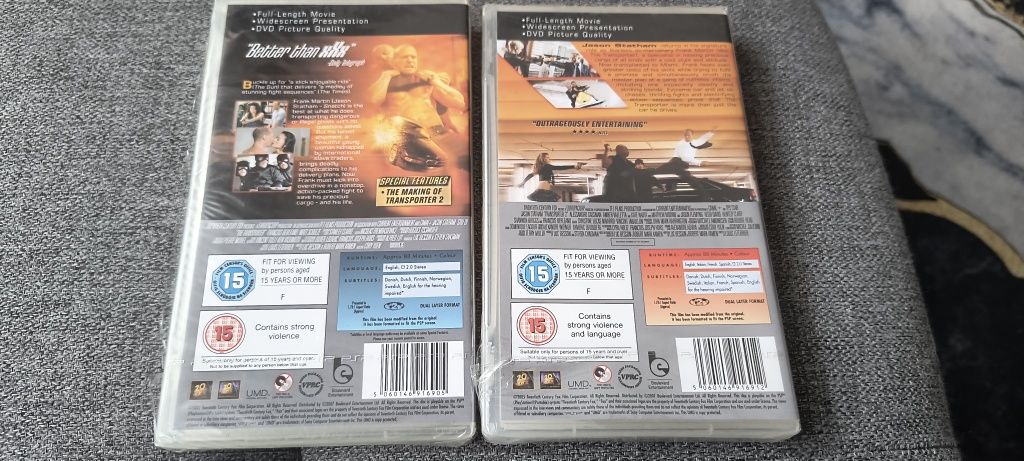 Transporter 1 i 2 PSP UMD VIdeo nowa folia