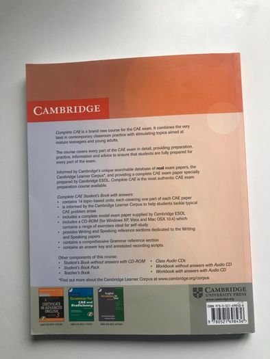 Complete CAE Student's Book - Cambridge