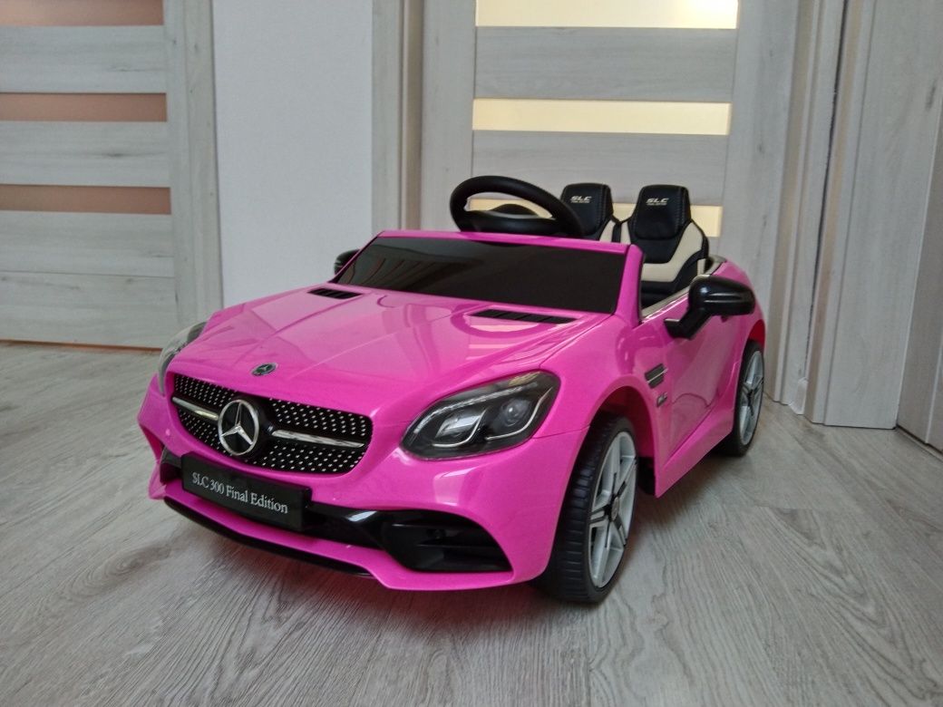 Auto samochód pojazd Mercedes BENZ SLC300 na akumulator dla dzieci