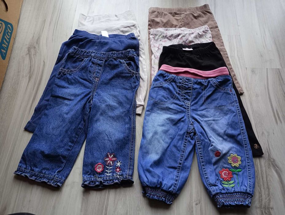 Paka ubrań dla dziewczynki rozmiar 80 cz 1