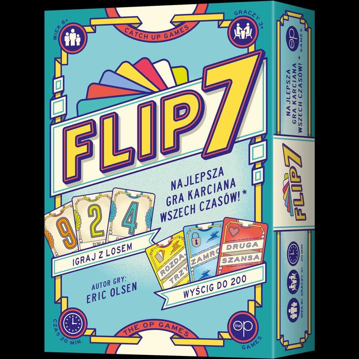Flip 7 PL gra planszowa nowa SZYBKA wys. sklep fvat