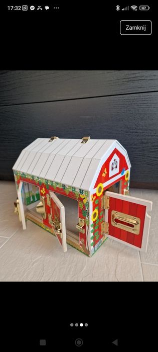 Melissa doug drewniana stodoła z zwierzątkami