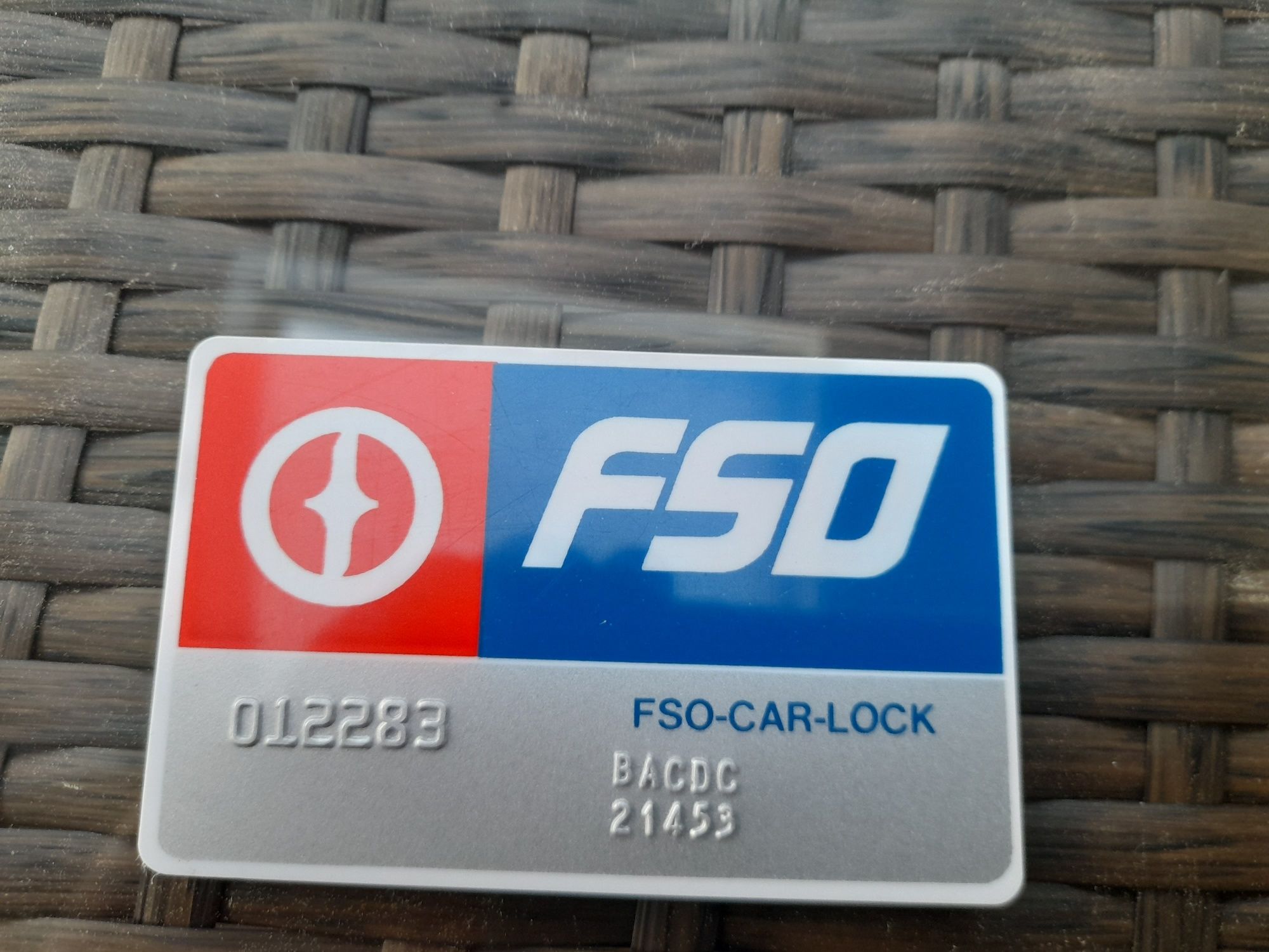 Karta FSO-Car-Lock