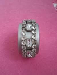 Bransoletka damska srebrna cyrkonie kamienie biżuteria biżuteryjna