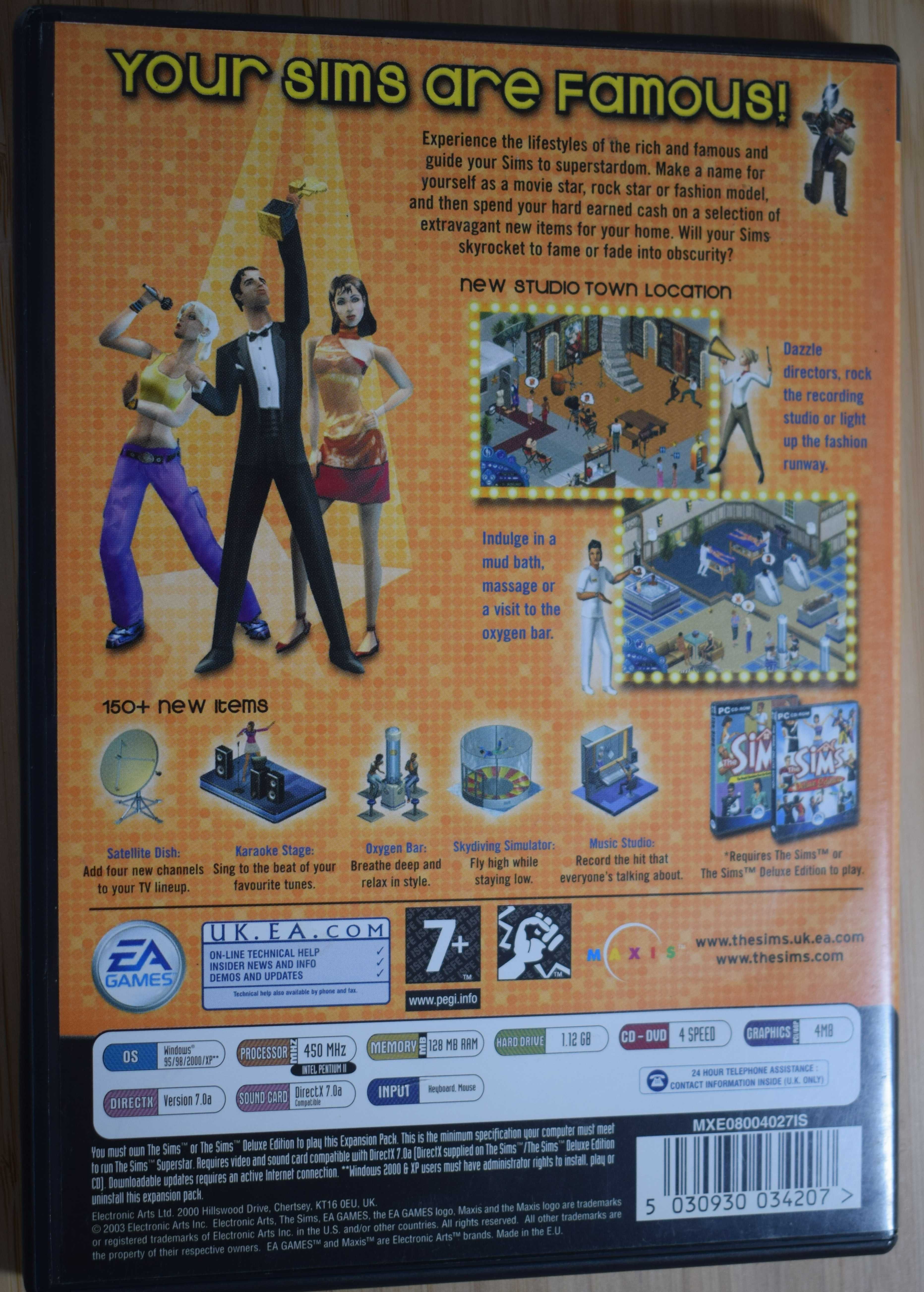 The Sims Superstar Expansion Pack PC CD-Rom