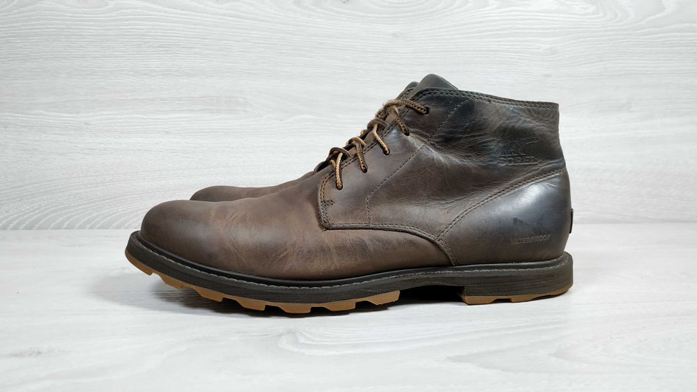 Шкіряні чоловічі демісезонні черевики Sorel Waterproof, розмір 44