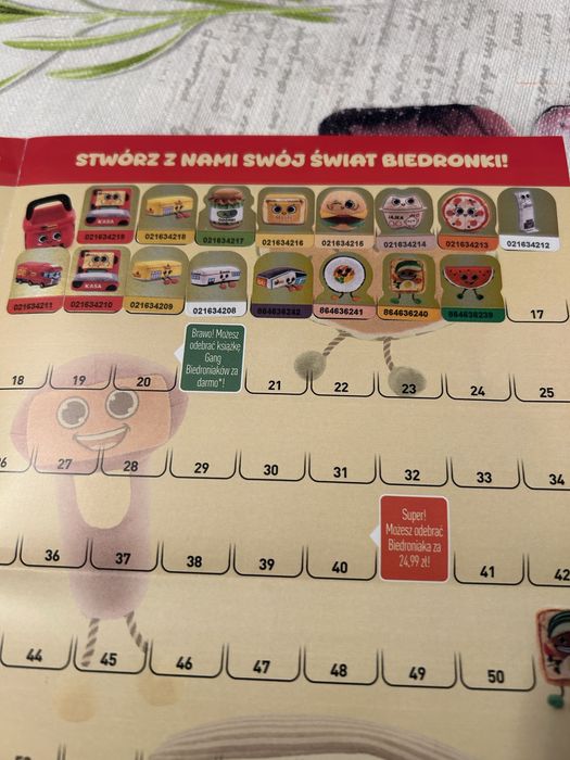 16 naklejek z Biedronki - Gang Biedroniaków