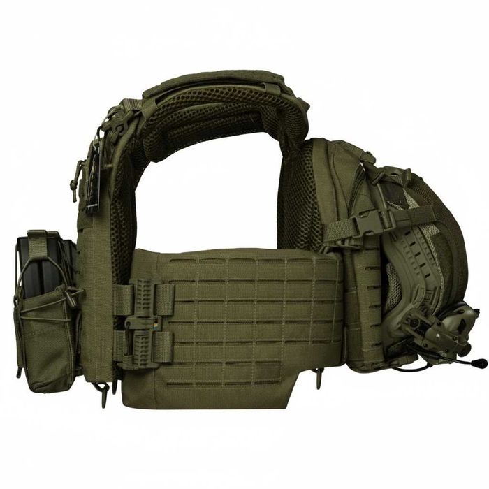 Плитоноска Warmor Gen.5 (Олива) + 3 універсальні підсумка під магазини