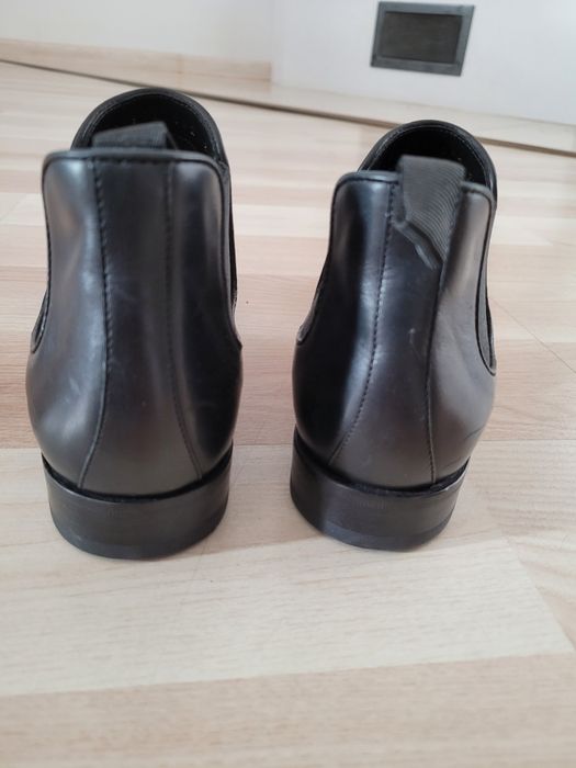Hugo Boss Sztyblety buty ze skóry damskie r.37 dł.wkładki 23,5