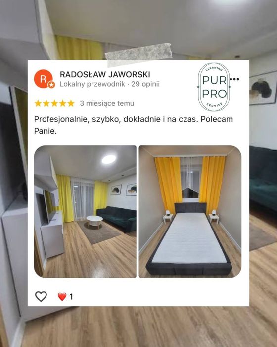 Sprzątanie mieszkań, domów, biur