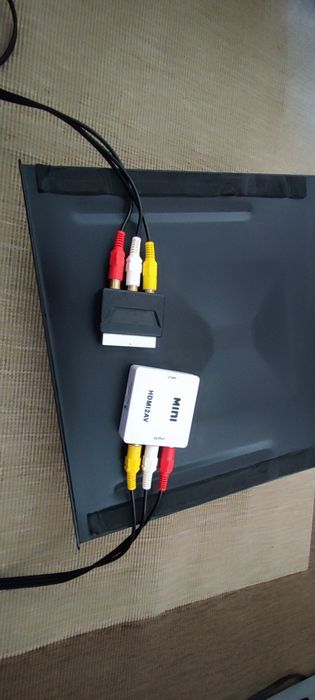 Tv 50 cm + suporte + conversor