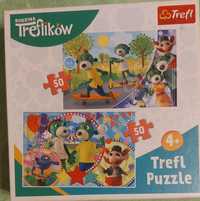 Puzzle Rodziną Treflików 50 +50 elementów