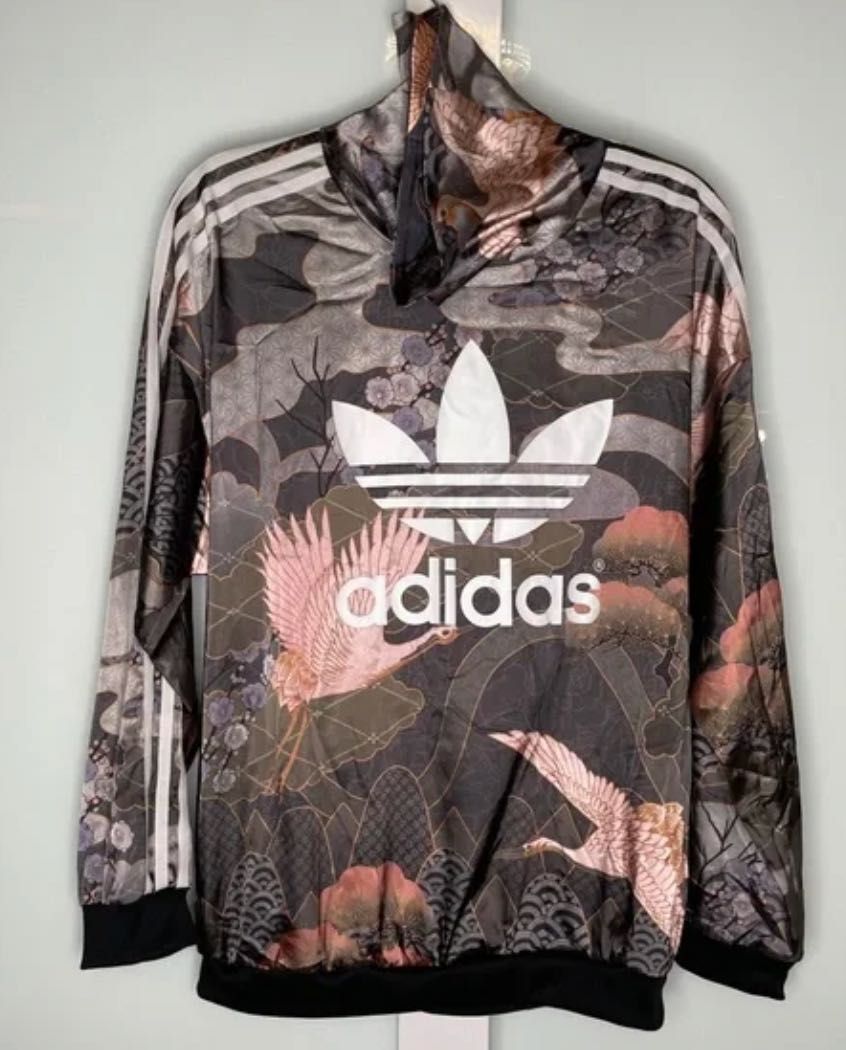 Adidas  Rita Ora kimono bluza orientalny ogród