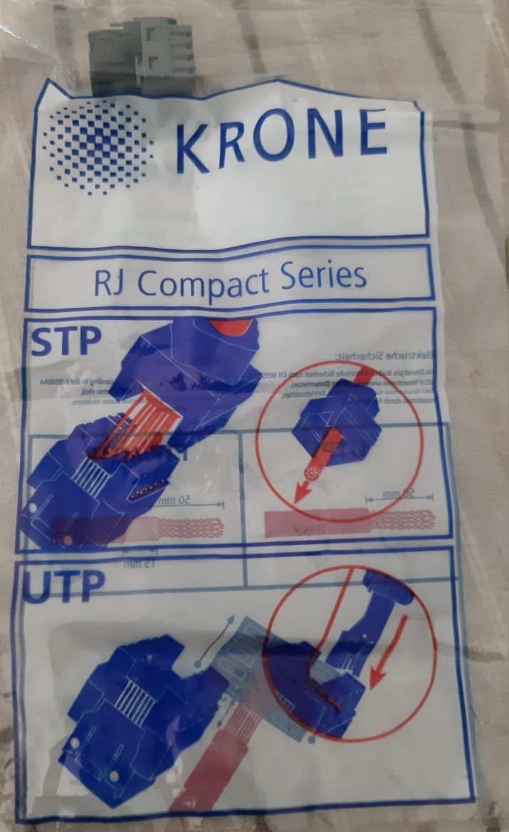 Adpatador Krone RJK RJ45