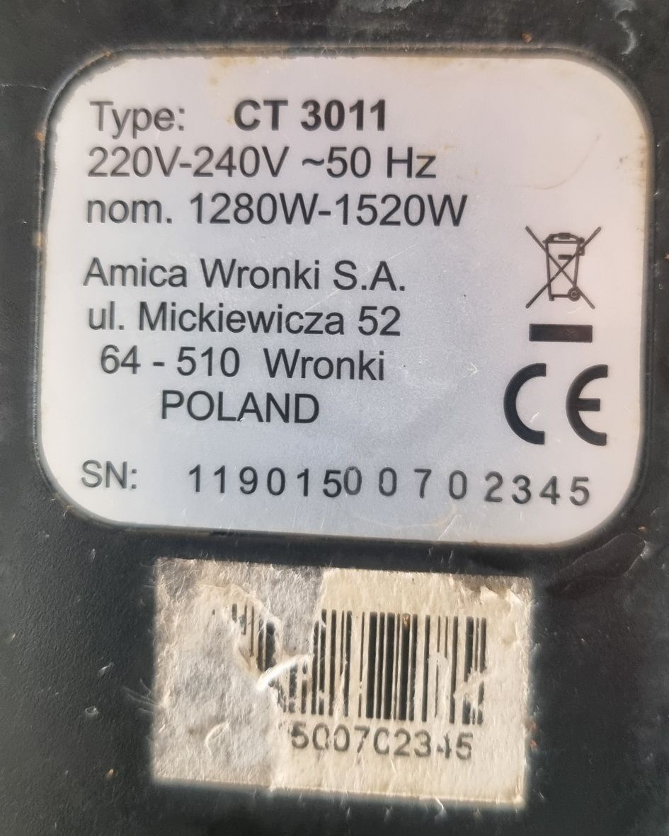 Ekspres ciśnieniowy kolbowy do kawy Amica