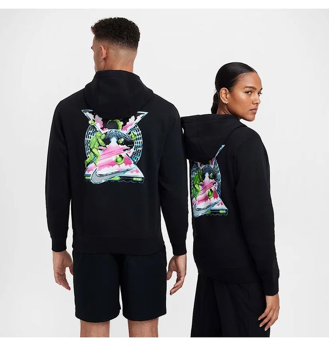 Оригінал. Худі Nike Sportswear Club Black HQ2635-010. Найк балахон.