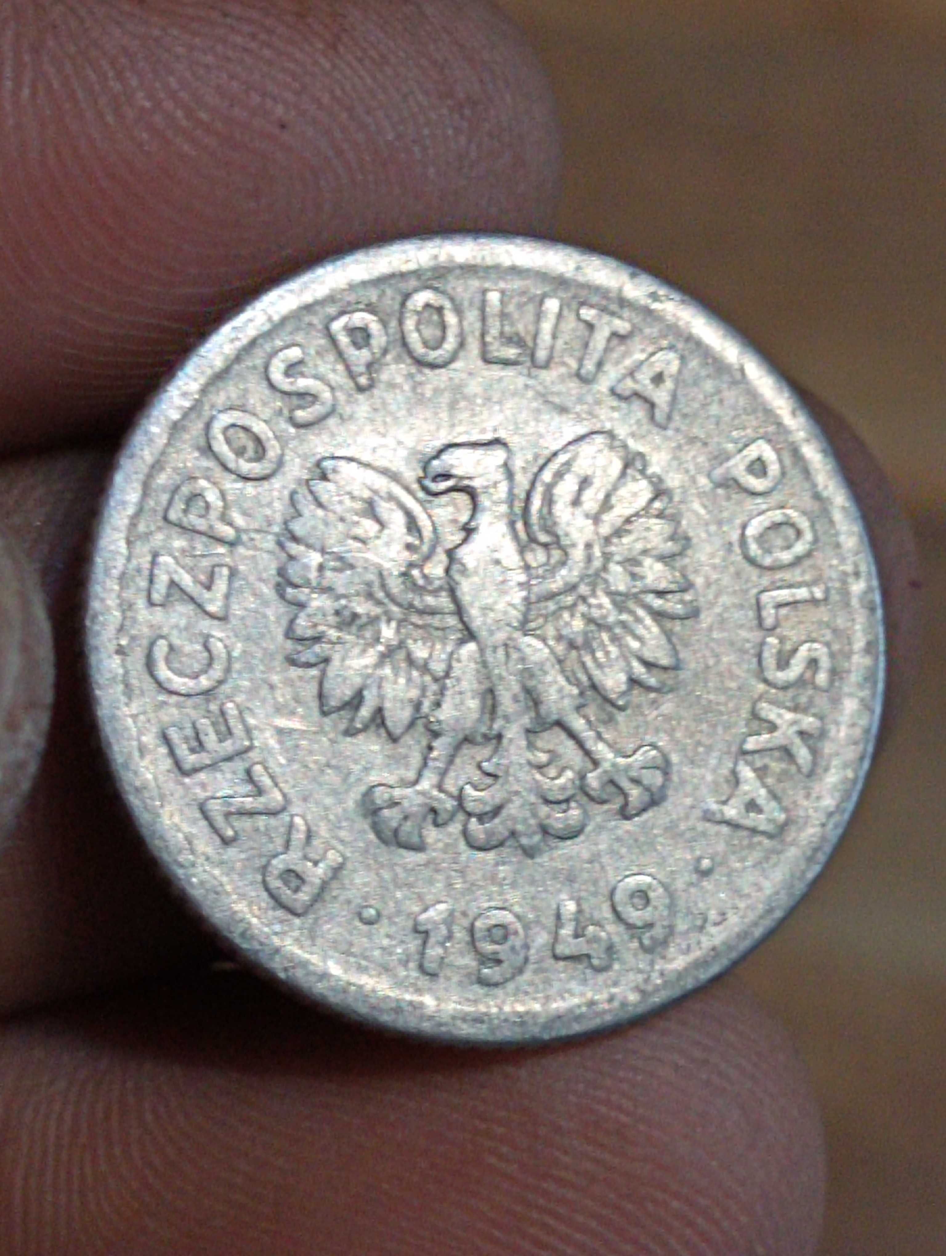 Sprzedam monete 1 zloty 1949 r bzm