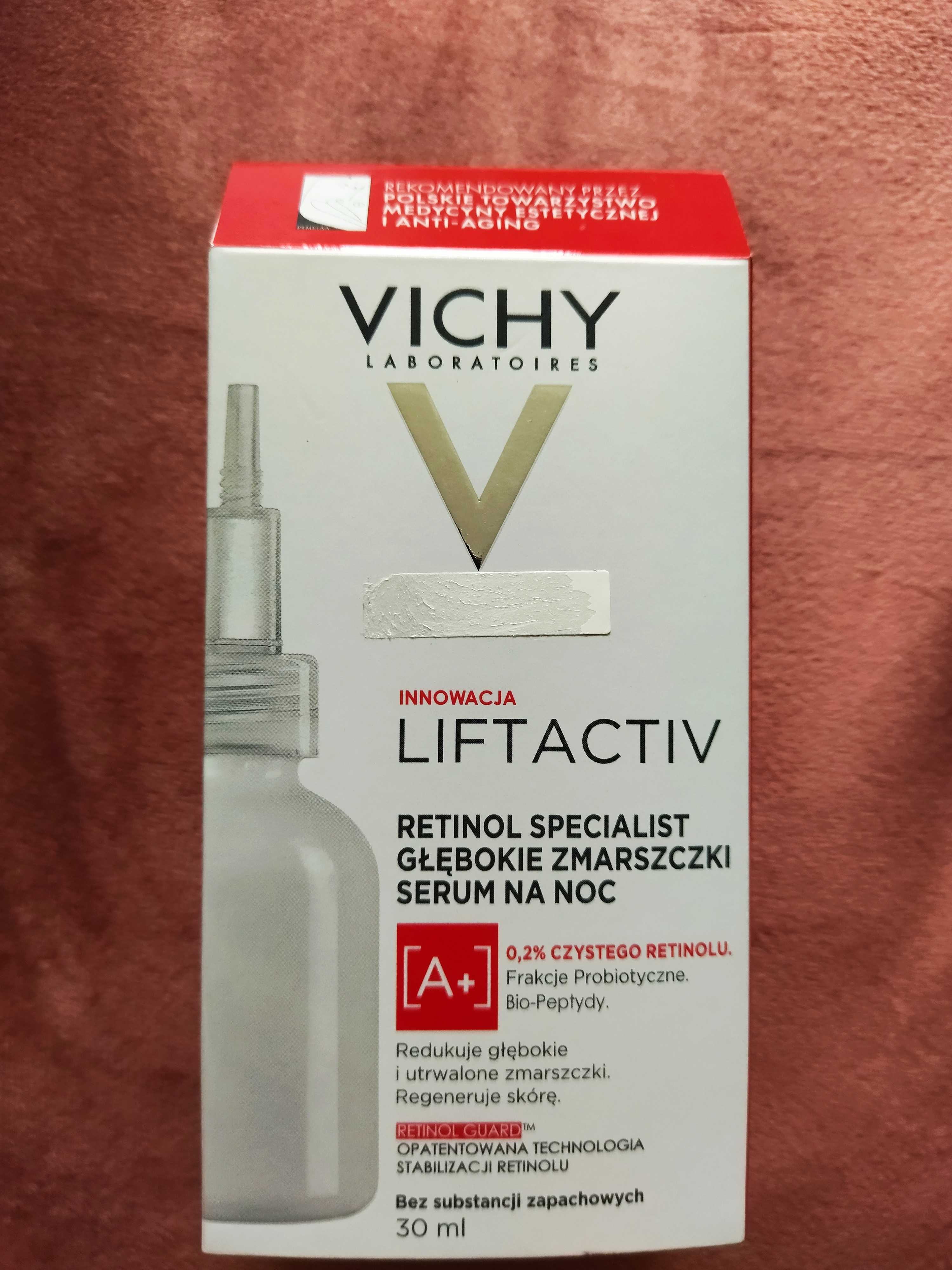 Vichy Liftactiv Retionol Specjalist, Głębokie Zmarszczki, Serum Na Noc