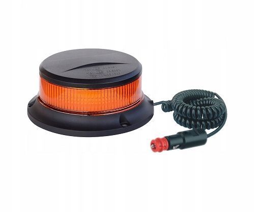 LAMPA KOGUT OSTRZEGAWCZA BŁYSKOWA 12V / 24V MAGNES