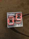 Pedais Crankbrothers Mallet DH Vermelho