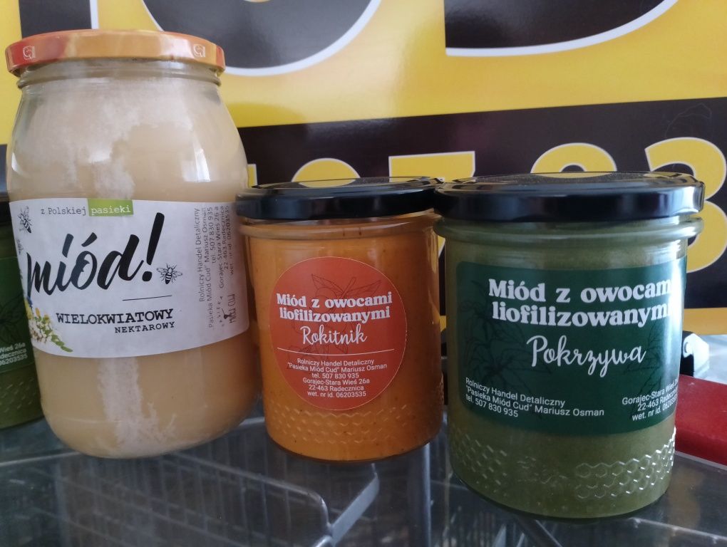 Miód wielokwiatowy z Roztocza !!!