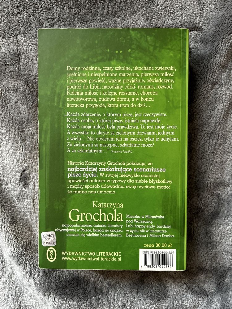 książka Zielone drzwi Katarzyna Grochola
