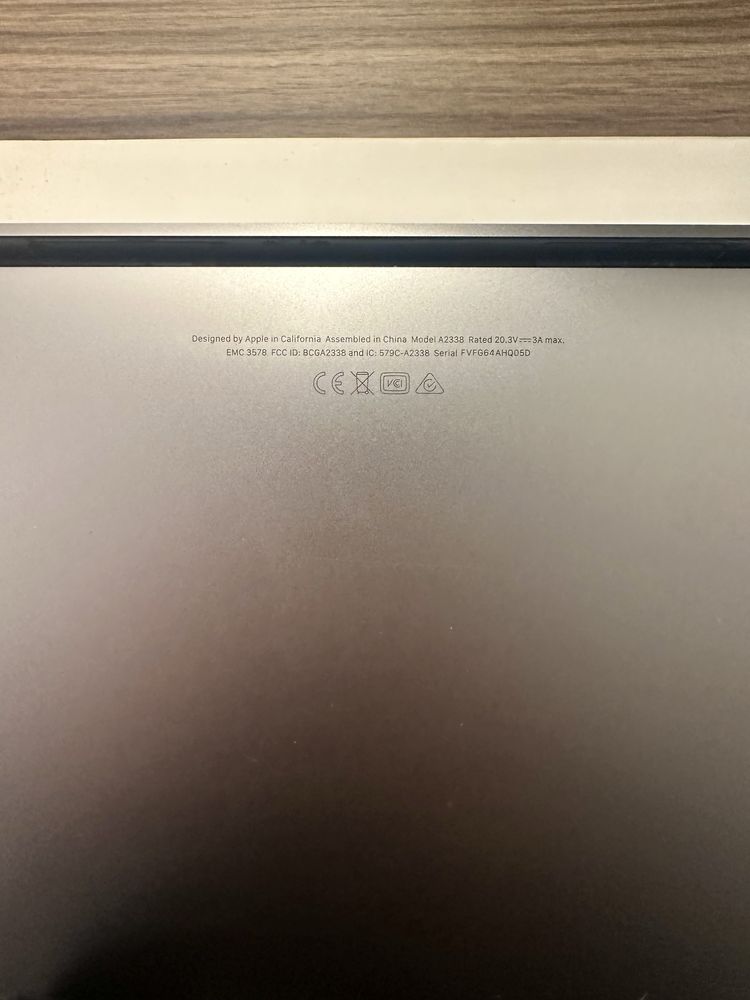 McBook Pro 2020 M1