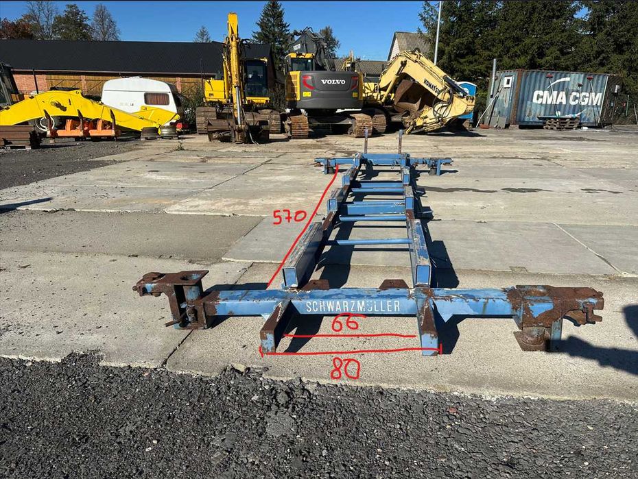 Rama kontenerowa naczepy typu BDF Używana Okazja !!