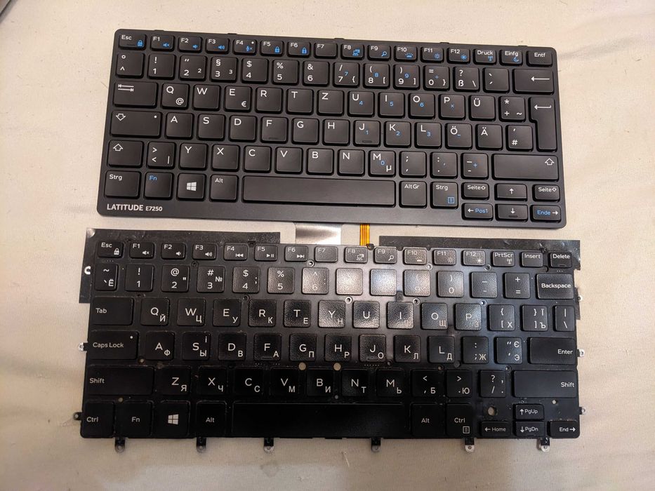 Dell 7548  7250 asus x541  клавиатура c подсветкой.разборка АКБ. DDR3