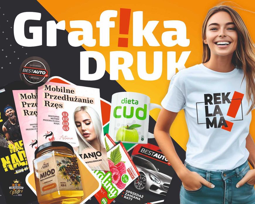 projekty, druk, reklama, wizytówki, ulotki, banery, teczki, menu, logo