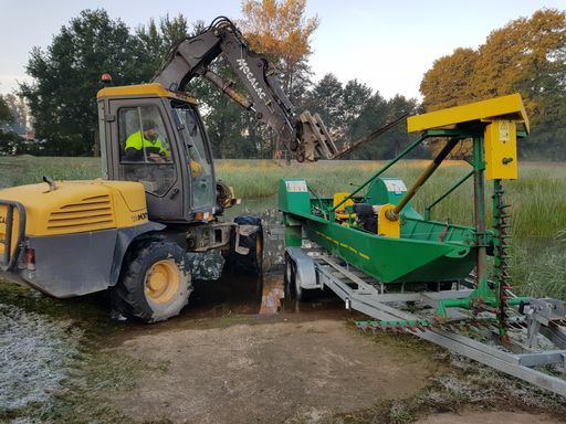 Koparko ładowarka mecalac 12 usługi wynajem koparki koparka