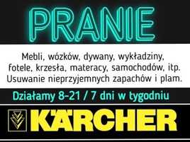 Pranie kanapy,fotele,materacy, wózki,rolety, wykładziny,dywany,zasłony