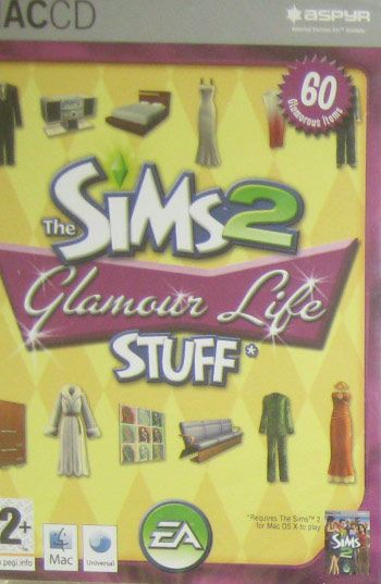 SIMS 2 - GLAMOUR LIFE STUFF expansion pack Mac