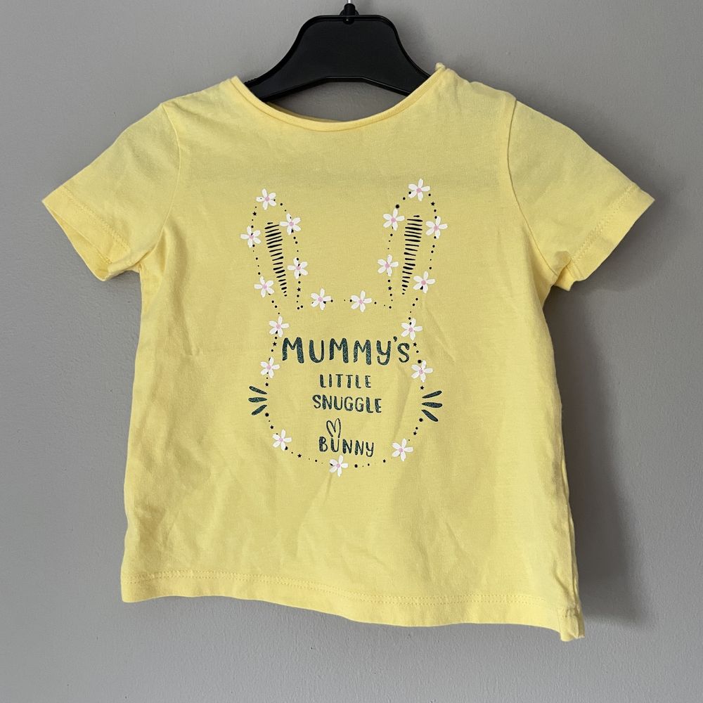 Bluzka koszulka Mummy’s little suggle bunny króliczek F&F bawełna 74
