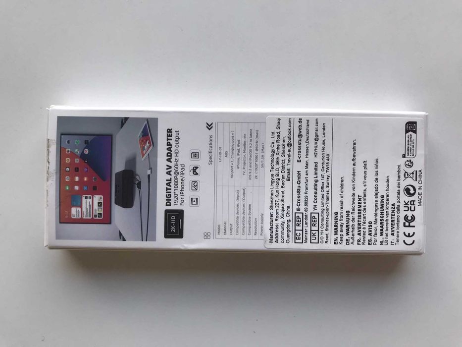 Adapter lightning HDMI