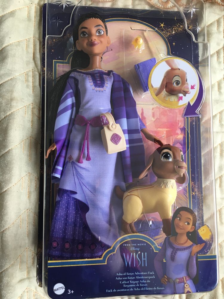 Asha Valentino Gwiazdka Życzenie Wish HPX25 Disney lalka z Rosas